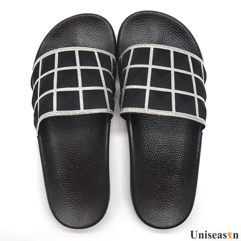 Fashion Design Summer Beach Flat Custom Logo Plastic PVC