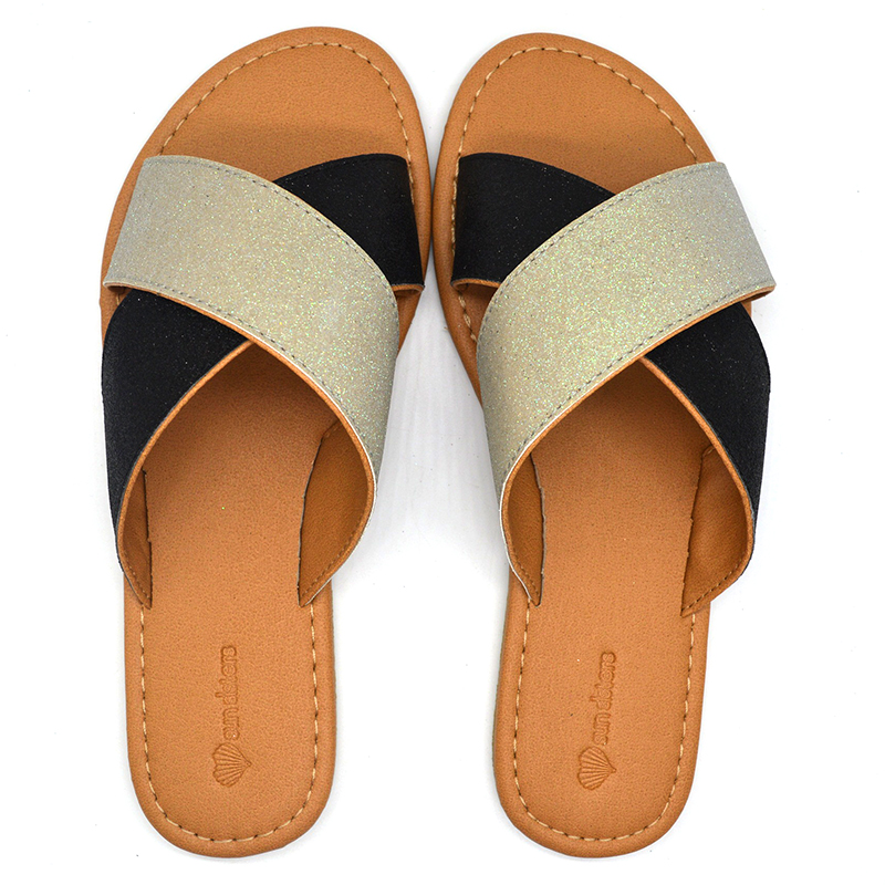 pu step sandals