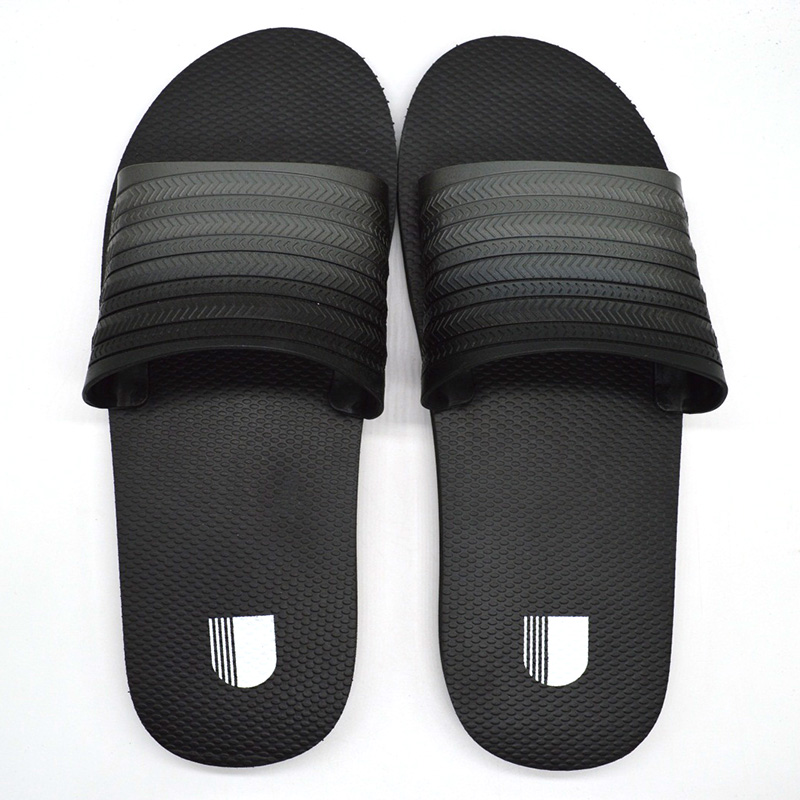 New Arrivals Men Slides PVC Sandals Black Slides Custom Logo Slippers ...